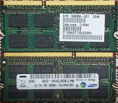 Laptop RAM 6GB (2+2+2), View more