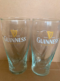 Breweriana - Beer Glass - Guinness (x2)