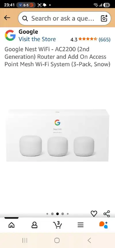 Google Nest 2nd Gen Ac2200, View more