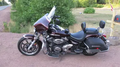 950 cc Air Cooled Fuel Injected V-Twin Batwing Fairing and Windshield on it (the original with it) H...