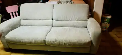 Light Grey Microfiber Sofa, View more