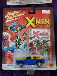 2002 Johnny Lightning Die Cast Car Marvel Comics X-Men PANEL VAN