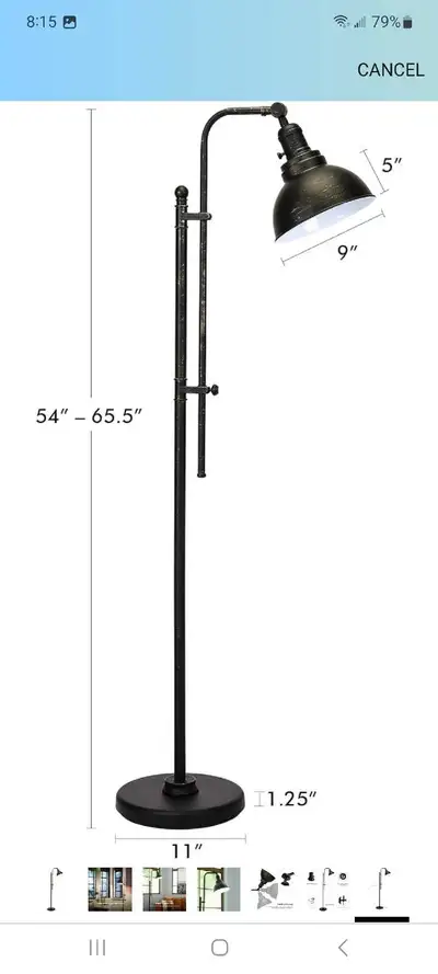 floor lamp brand new in box, View more