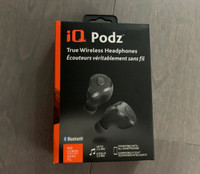 IQPodz Wireless Earbuds, True Wireless Headphones, Bluetooth