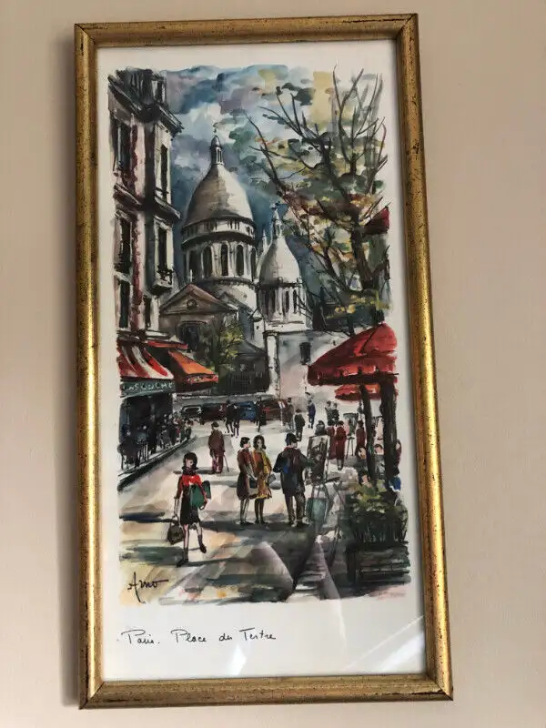 Prints of Paris,  Arno,  Professionally FramedWatercolours in Arts & Collectibles in Ottawa - Image 5