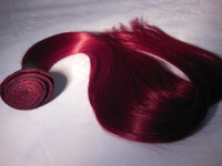 Hair Extension High Quality 100% Human Hair Merlot Color 26" L