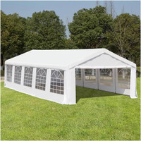 10' x 26' Party Tent Canopy Shelter, Portable Garage Carport wit