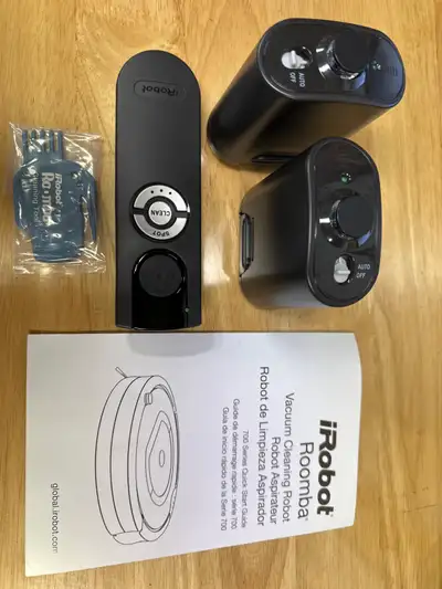 Brand new, never used a pair of irobot ROOMBA , 700 series, virtual wall barriers, and a brand, new...