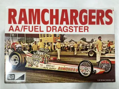 RAMCHARGERS AA/FUEL DRAGSTER – 1/25 SCALE PLASTIC MODEL KIT, View more