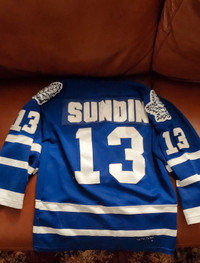 Kids Toronto Maple Leafs Matts Sundin NHL Jersey 