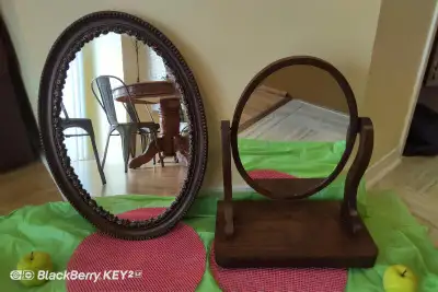 2 MIRRORS - 1 Antique/1 Vintage Mirror $30. EACH or $50 for 2, View more