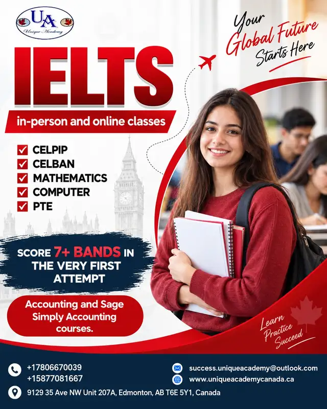 IELTS/CELPIP/CELBAN/PTE/-SPOKEN ENGLISH-GUARANTEED BANDS602317352275824641