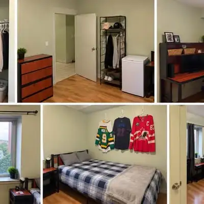 Laurier Student Sublet – $800/month. Looking to sublet 1 bedroom in a fully furnished 5-bedroom apar...