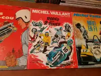 Michel Vaillant 
Bandes dessinées BD 
Lot de 3 bd à vendre 
