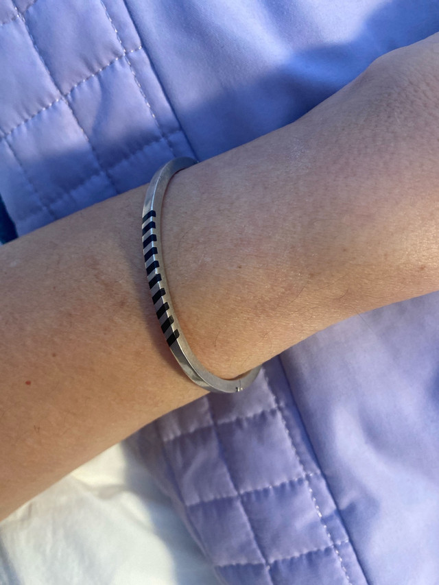 925 Sterling silver striped bracelet- New  in Jewellery & Watches in City of Halifax