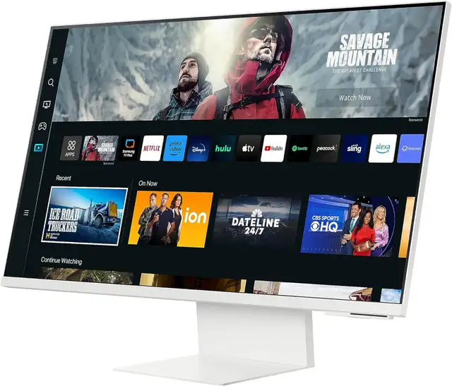 SAMSUNG 32" 4K Smart Computer Monitor & Smart TV Remote + Camera in Monitors in West Island - Image 6