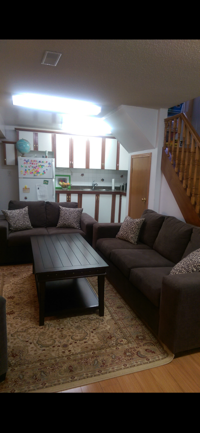 Optional one or two bedroom full basement for rent, Ready to move in, comes with basic furniture, se...