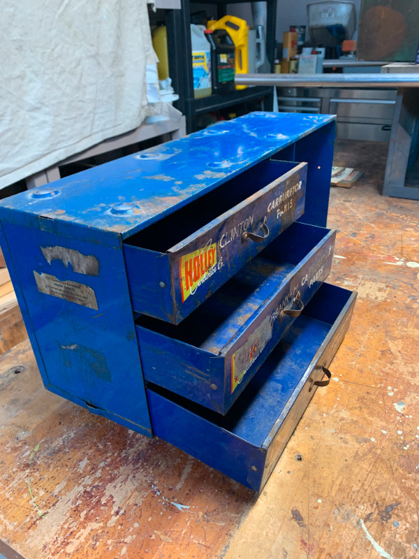 Vintage Metal Parts Cabinet in Arts & Collectibles in St. Catharines - Image 2