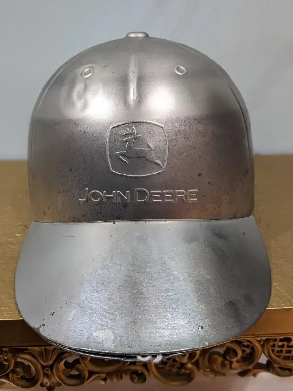 Vintage John Deere Metal Hat Protector Novelty Display Hat in Arts & Collectibles in City of Toronto - Image 3