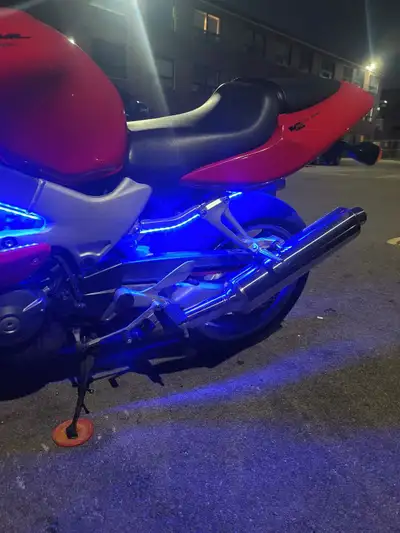 2000 honda vtr 1000f great bike plenty fast cheap insurance my back just can't handle the upright se...