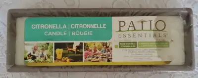 "PATIO ESSENTIALS" RECTANGULAR CINTRONELLA CANDLE, View more