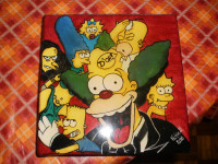 peinture des simpson