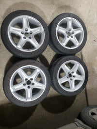 ACURA RIMS AND COOPER SUMMER TIRES 17"