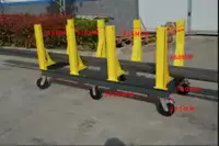 Heavy-Load Bar and Pipe Moving Cart
