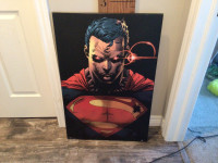 Superman mounted poster
