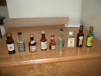 Miniature Liquor bottles for sale