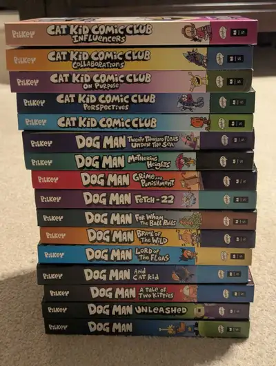 Dogman and catkid books, View more