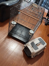 parrot cage and carrier 