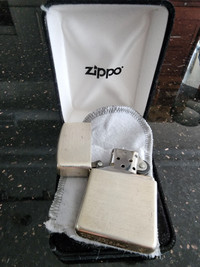 Zippo Lighter Sterling Silver Armor