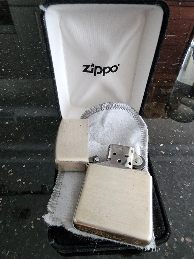 Zippo Lighter .925 Solid Sterling Silver Armor in Jewellery & Watches in Oakville / Halton Region