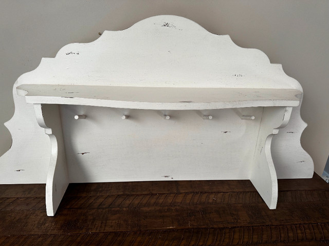 Antique style sideboard/buffet distressed white in Hutches & Display Cabinets in Calgary - Image 2