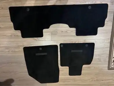 Brand new set of black KIA Telluride mats for first and second row.