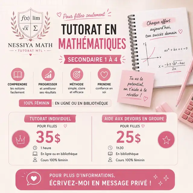100% Girls-Only Secondary Mathematics Tutoring