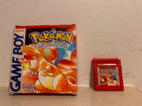 Pokemon version rouge Gameboy boîte originale en parfait état