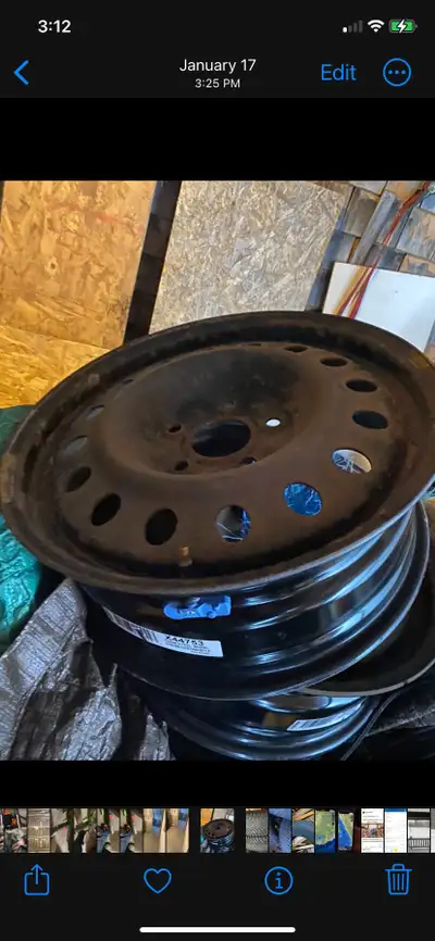 17” Jeep Renegade rims with sensors