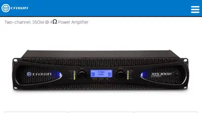 Crown XLS1002 DriveCore 2, View more