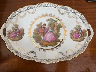Large Porcelain Platter “Love Story” by Gloria, View more