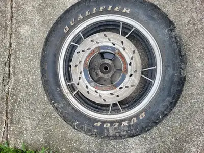 Aluminum rim. 16x2.75. Not sure what bike it came off of. $40