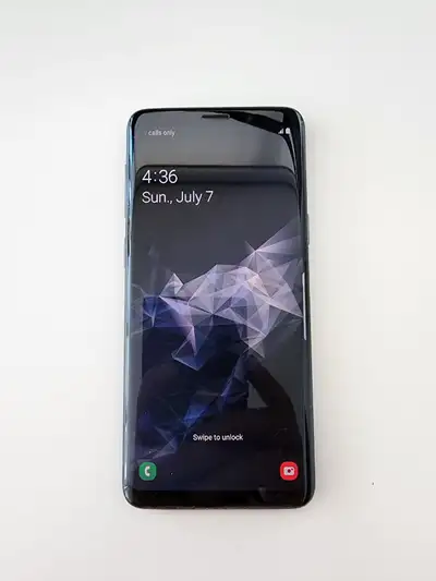 Condition Used - Excellent SAMSUNG GALAXY S9 • 64 GB, Black • Model SM-G960W • Clean IMEI, Unlocked...