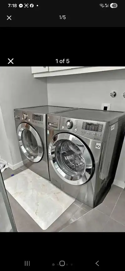 WOW!! LG 27 W FRONTLOAD WASHER ELECTRIC DRYER SET , View more