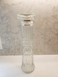 Vintage Martini and Rossi Glass Column Bottle