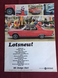 1965 Dodge Dart Original Ad