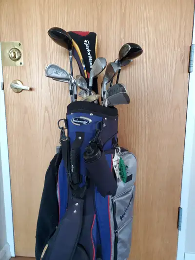 Golf Club set plus TaylorMade Driver and hybrids., View more