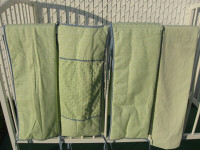 Contour de bassinette + drap contour vert lime Perlimpinpin