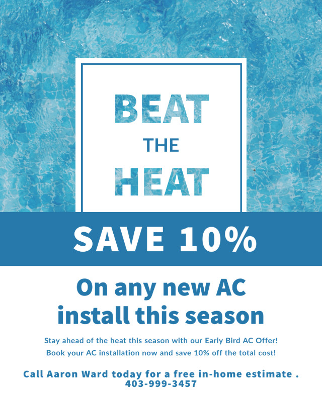 Looking for a new Air Conditioner this Summer? in Heating, Ventilation & Air Conditioning in Calgary - Image 2