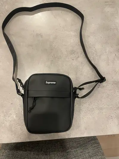 supreme leather shoulder bag, View more